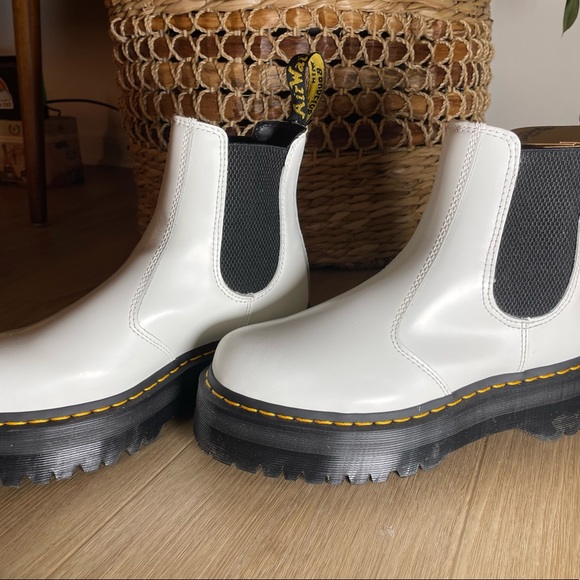 Dr. Marten’s Smooth Leather Platform Chelsea Boots - Picture 2 of 6
